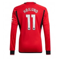 Manchester United Rasmus Hojlund #11 Hemmatröja 2023-24 Långa ärmar